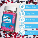 EAZGOO NAC Gummies packaging with 60 count
