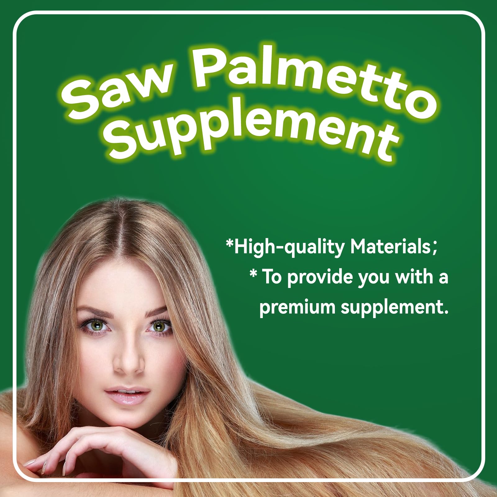 EAZGOO Saw Palmetto Supplement 750mg capsule close-up