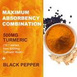 EAZGOO Turmeric Ginger Gummies side view of bottle