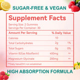 EAZGOO Vitamin B2 Gummies packaging with raspberry-lemon flavour