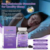 EC Hometec Melatonin Gummies 5mg nutritional information on back