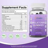 EC Hometec Melatonin Gummies 5mg packaging with ingredients list