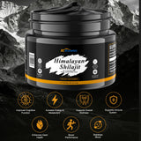 EC Hometec Pure Himalayan Shilajit Resin in a glass of water