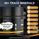 EC Hometec Pure Himalayan Shilajit Resin with natural background