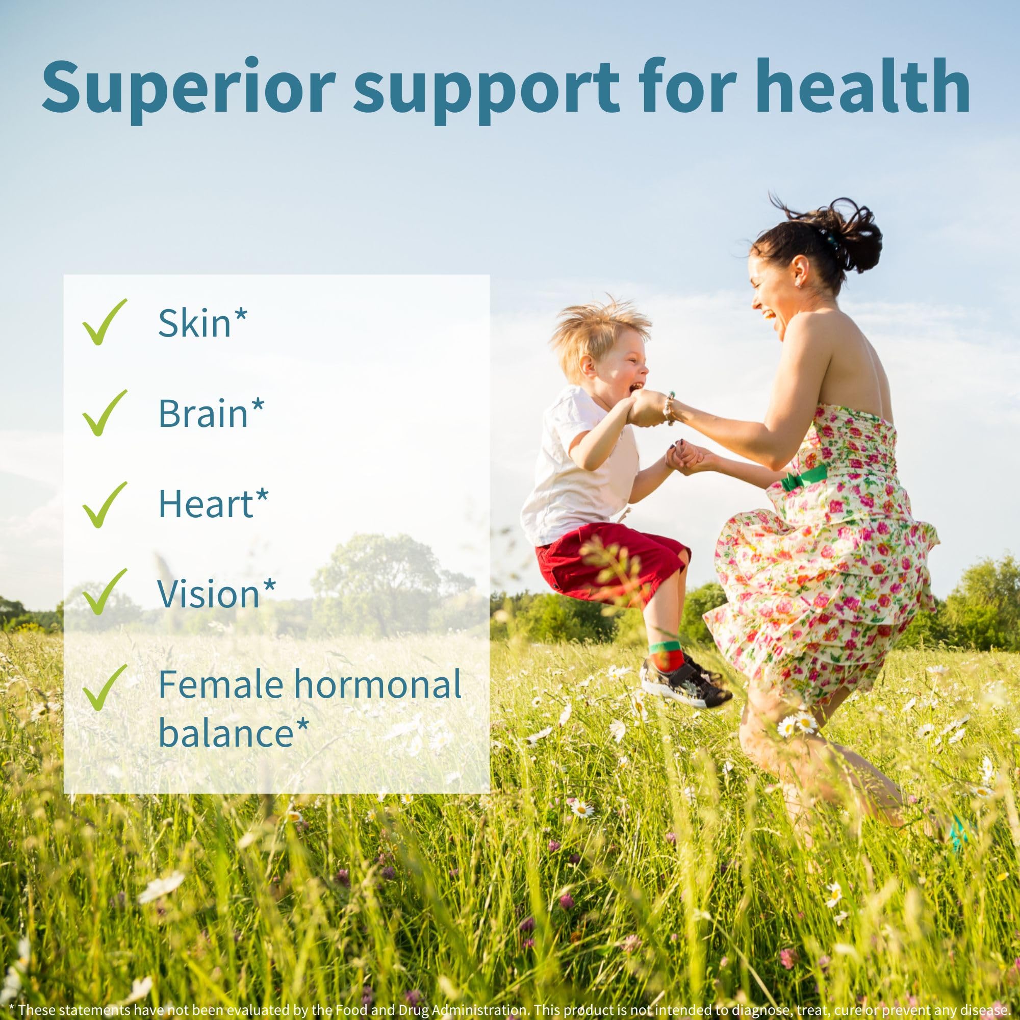 Echiomega Vegan Omega 3-6-9 Capsules ingredients list