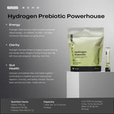 Echo Water Hydrogen Prebiotic Drink Mix sachets with ingredients list