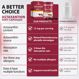 Echoes of the Spring Astaxanthin Softgels 12mg packaging details