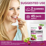 ECHTEYUN Beetroot Gummies on a wooden table