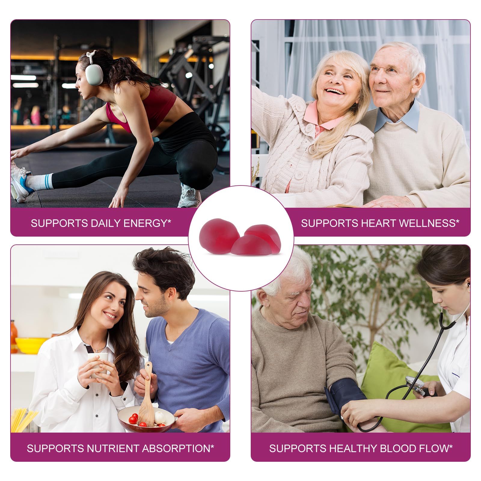 ECHTEYUN Super Beetroot Gummies nutritional information