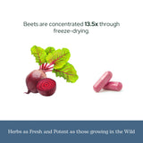 ECLECTIC INSTITUTE Beet Juice Capsules with measuring spoon