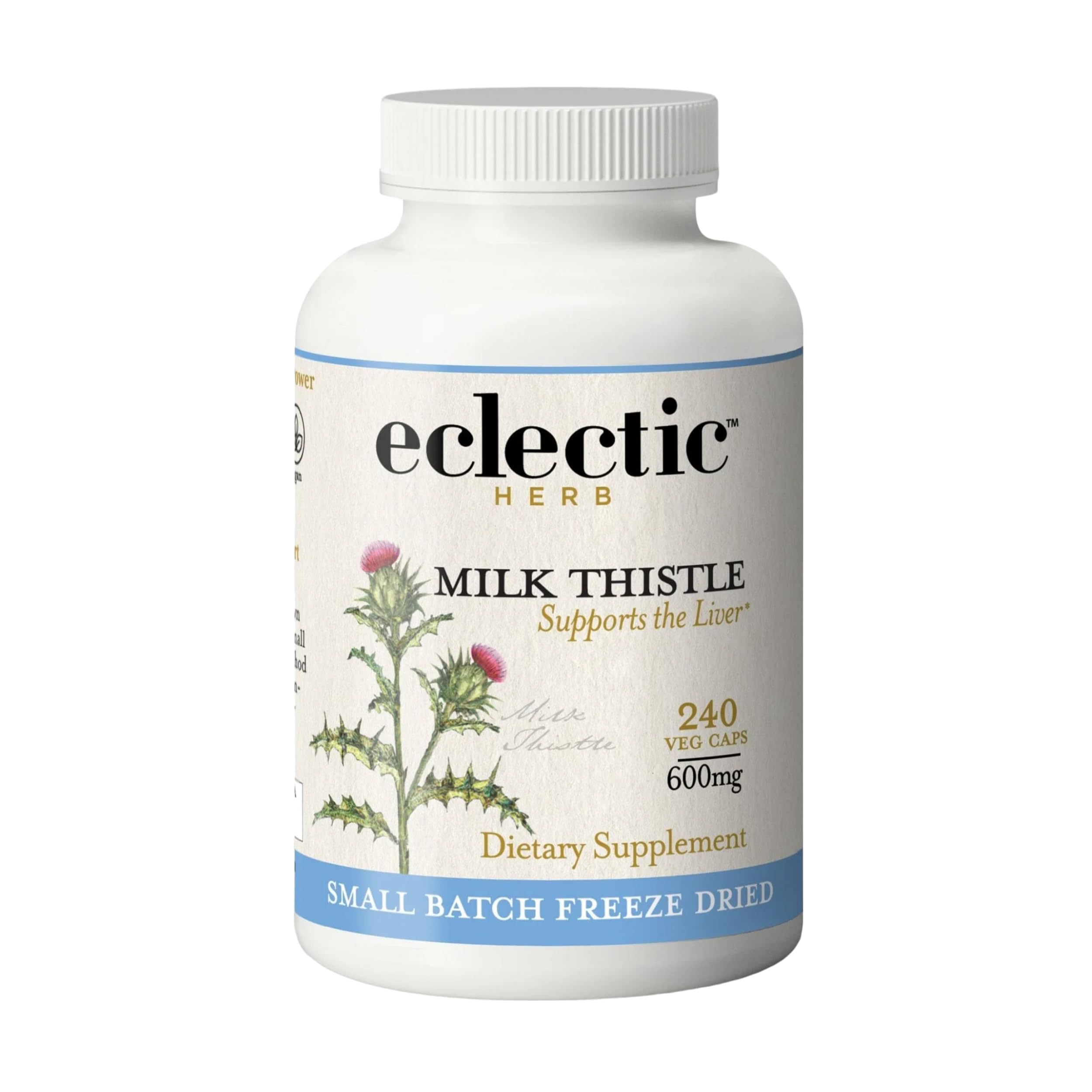 ECLECTIC INSTITUTE Milk Thistle Supplement front view
