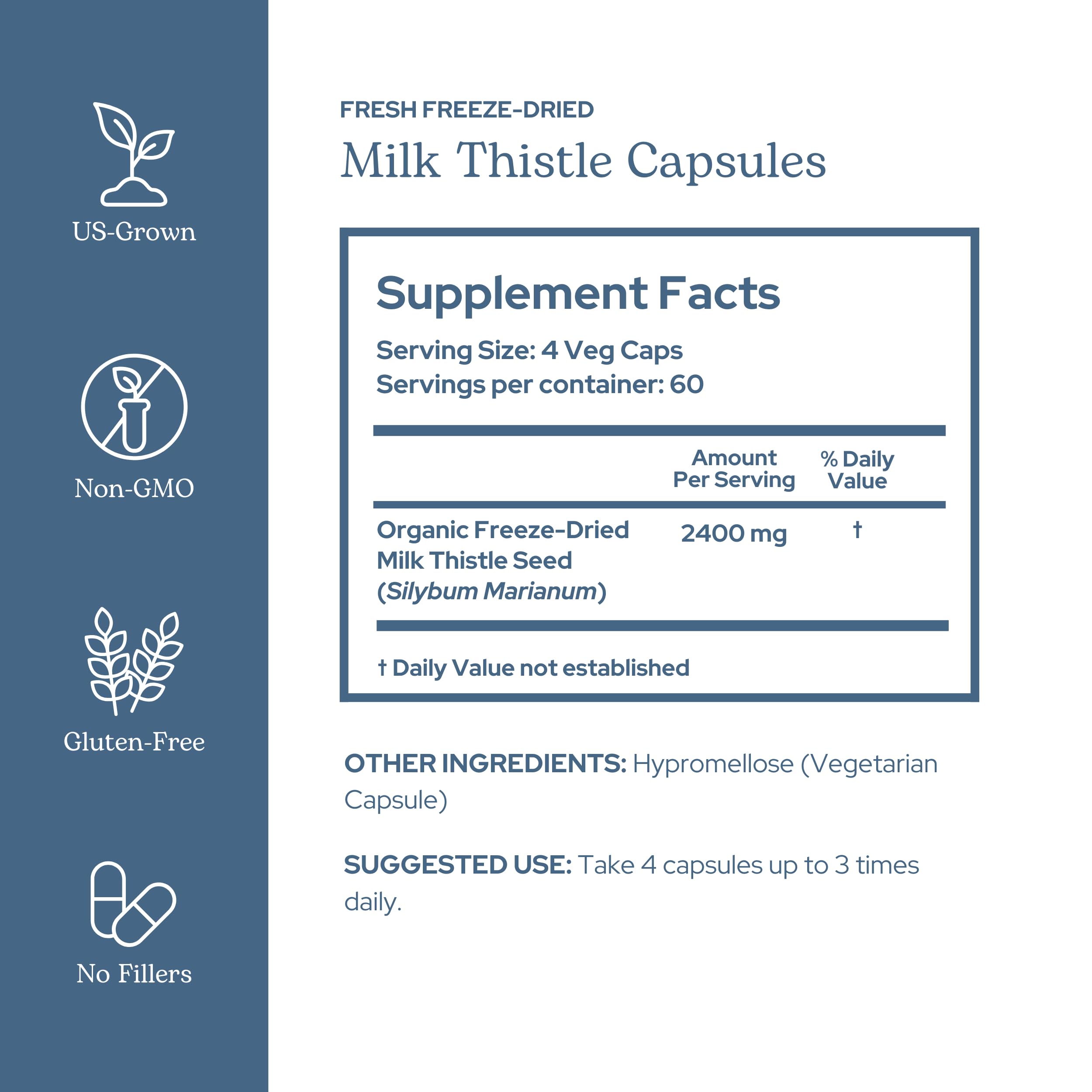ECLECTIC INSTITUTE Milk Thistle Supplement packaging