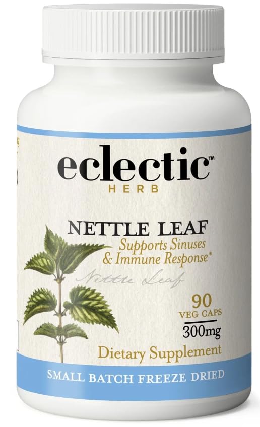 ECLECTIC INSTITUTE Nettle Leaf Capsules 300mg front view
