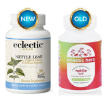 ECLECTIC INSTITUTE Nettle Leaf Capsules 300mg side view