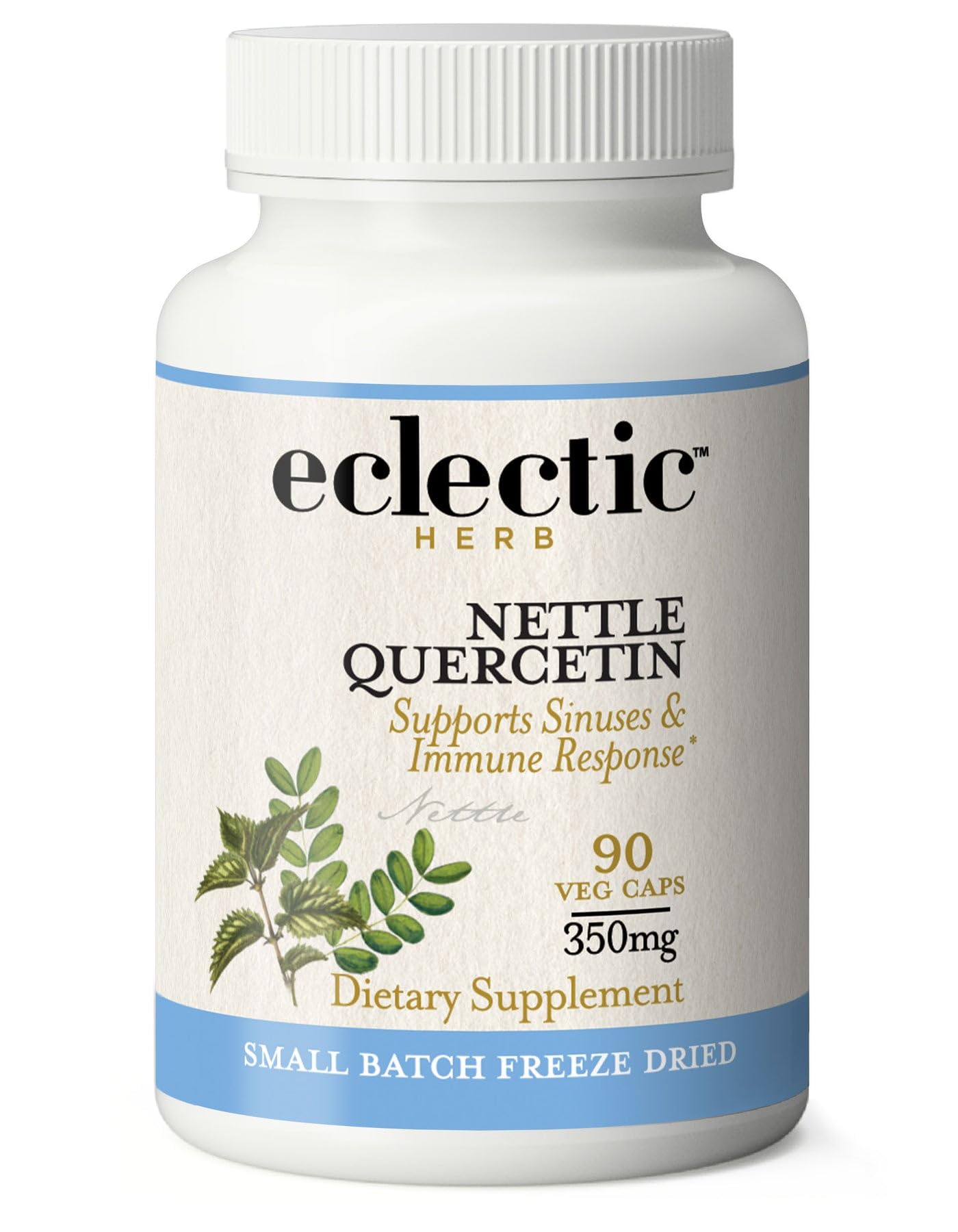 Eclectic Stinging Nettle Capsules 350mg front view
