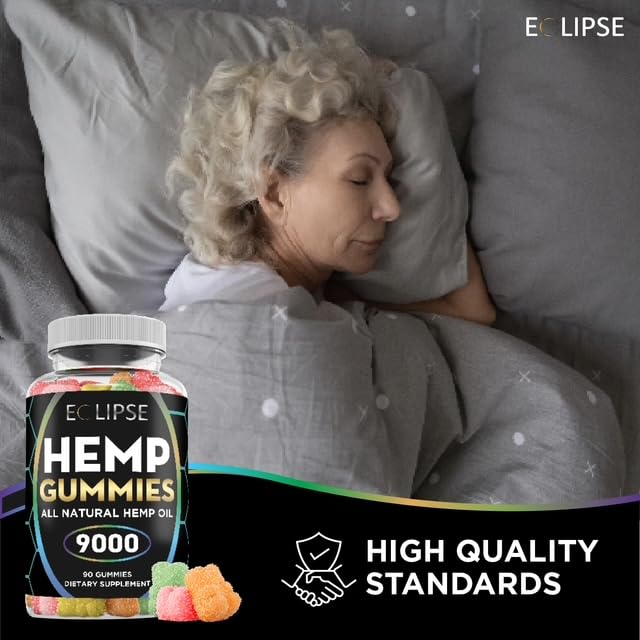 Eclipse Hemp Omega 3-6-9 Gummies packaging side view