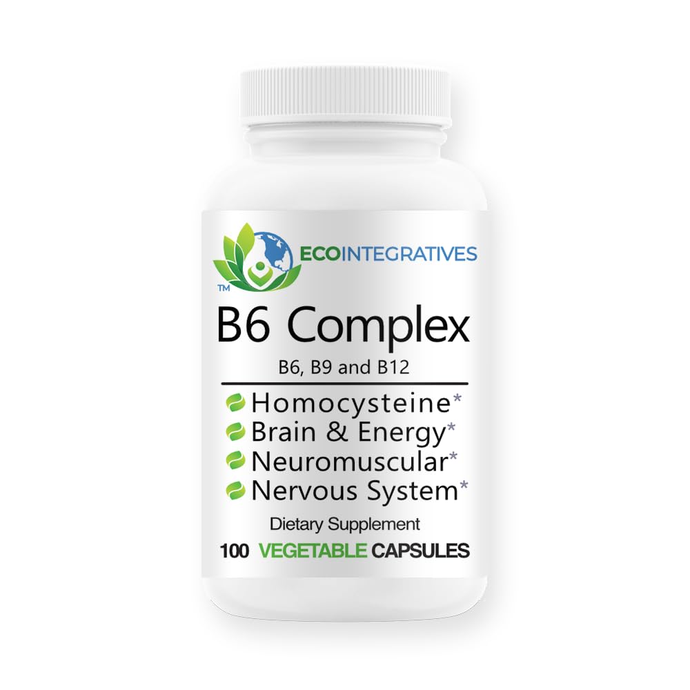EcoIntegratives B-Complex Vitamins 30 Capsules front view