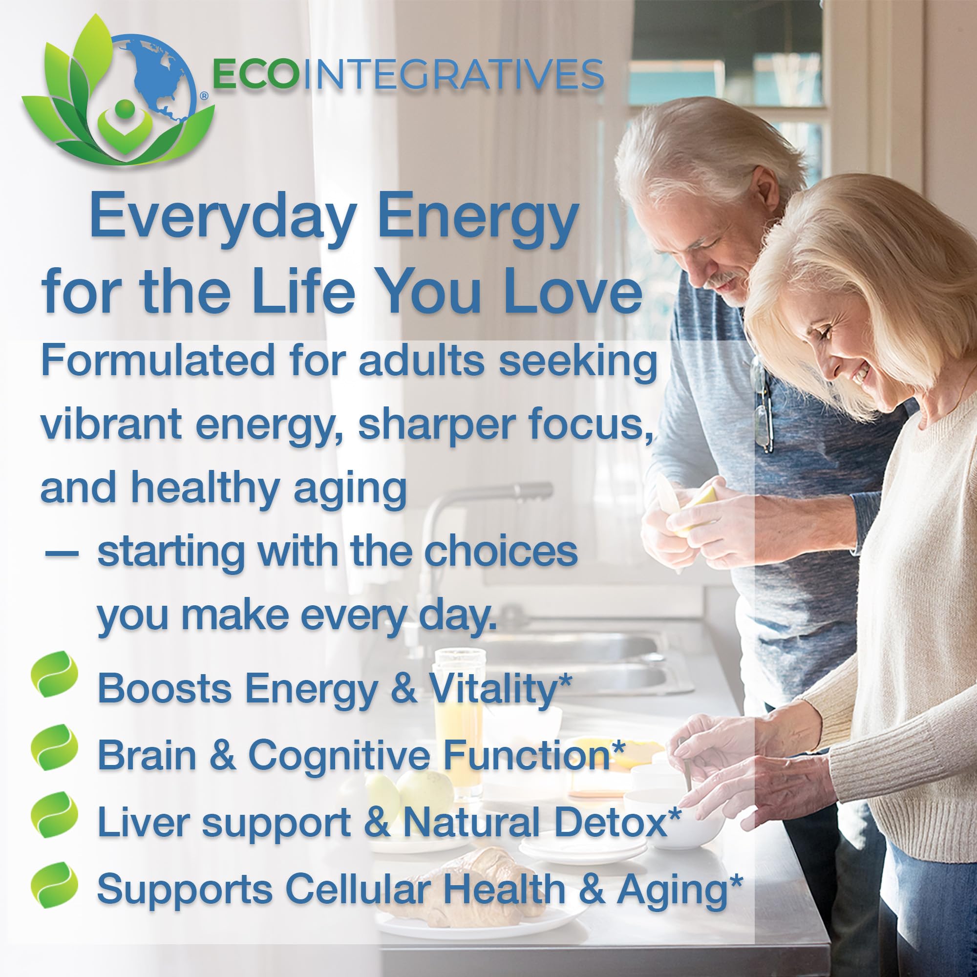 EcoIntegratives Multi-Enzyme Supplement side view showing capsule size