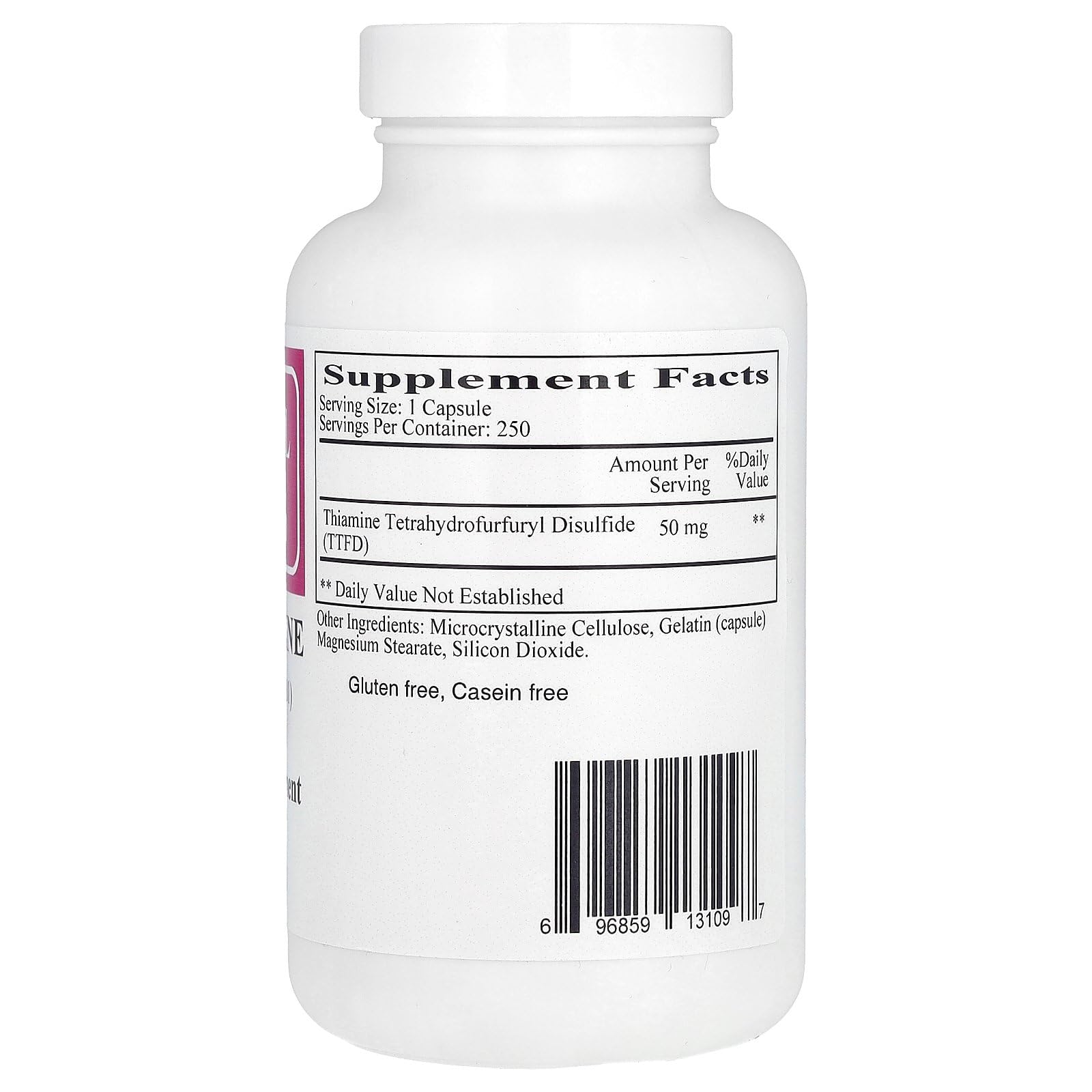 Ecological Formulas All Thiamine Dietary Supplement 100g packaging details