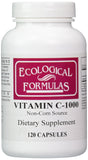 Ecological Formulas C-1000 Vitamin C 1000mg 120 capsules front view