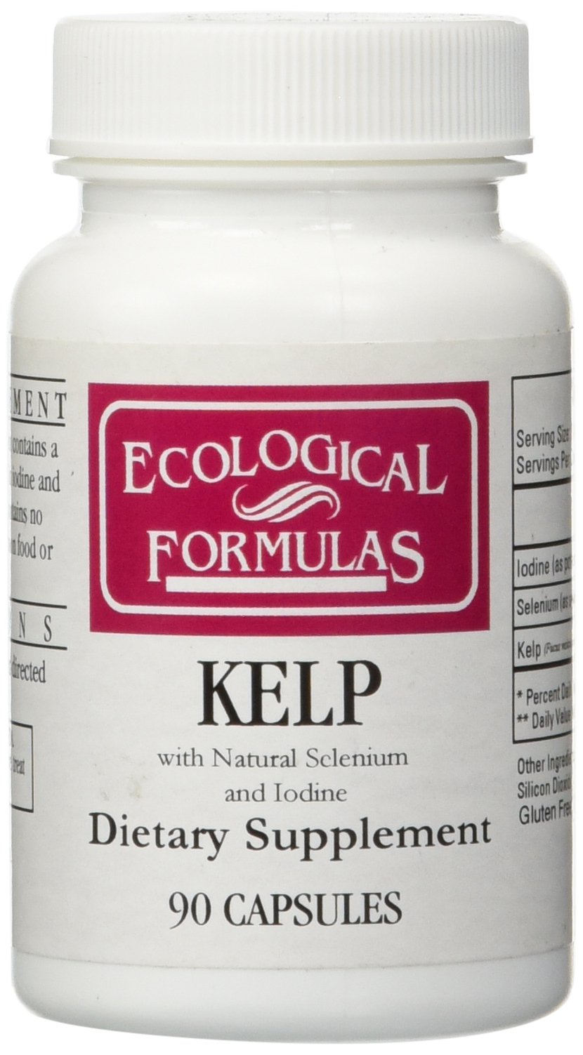 Ecological Formulas Kelp with Selenomethionate 200mg 90 capsules front view