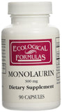 Ecological Formulas Monolaurin 300mg supplement front view