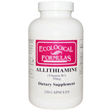 Ecological Formulas Vitamin B1 Allithiamine 50 mg 250 Capsules front view