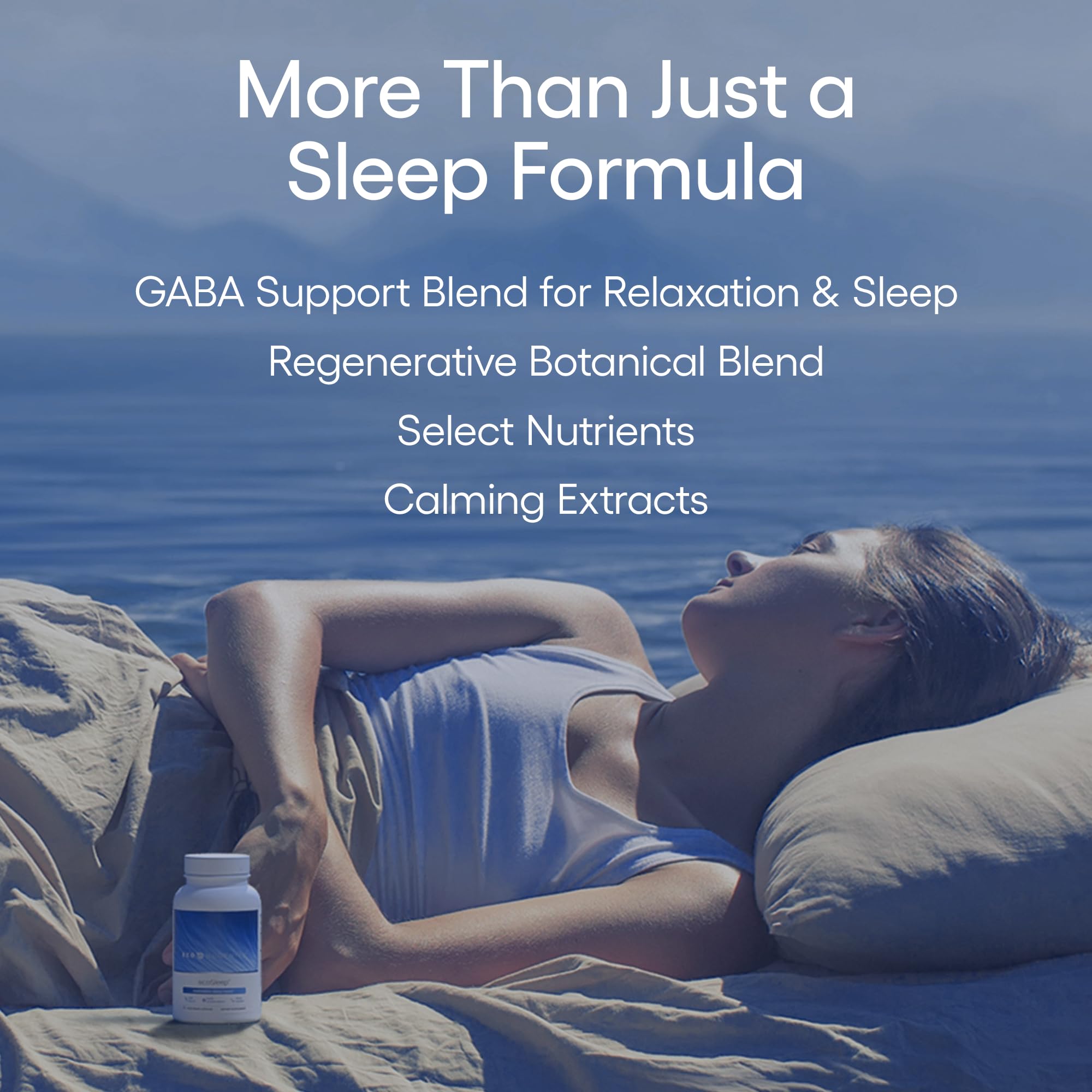 EcoNugenics ecoSleep Sleep Aid 60 Capsules back view