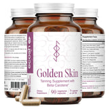 Ecosh Golden Skin Beta Carotene Capsules front view