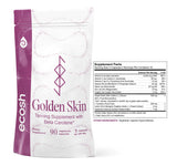 Ecosh Golden Skin Beta Carotene Supplement bottle on a table