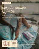 Ecosh Golden Skin Beta Carotene Supplement capsules close-up