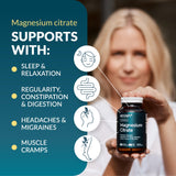 Ecosh Liposomal Magnesium Citrate Supplement back view