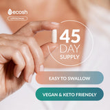 Ecosh Liposomal Magnesium Citrate Supplement capsule close-up