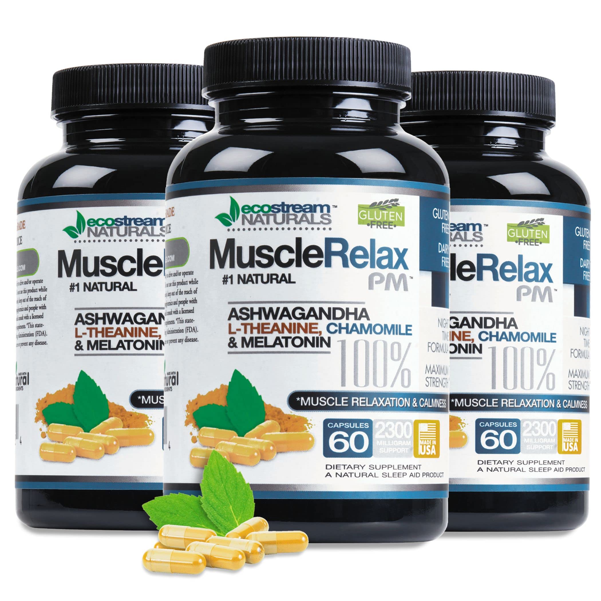 ecostream Naturals Muscle Support PM Capsules ingredients list