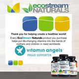 ecostream Naturals Muscle Support PM Capsules opened bottle