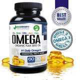 ecostream Naturals Omega 3-6-9 Blend Soft Gels close-up of soft gels