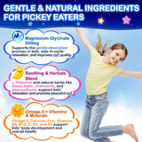 Edmmyliy Kids Magnesium Gummies ingredients list on the back of the bottle
