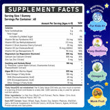 Edmmyliy Kids Magnesium Gummies showing gummy texture and colour