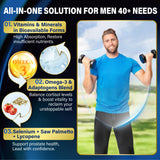 Edmmyliy Men's Multivitamins 40+ Gummies with gym equipment