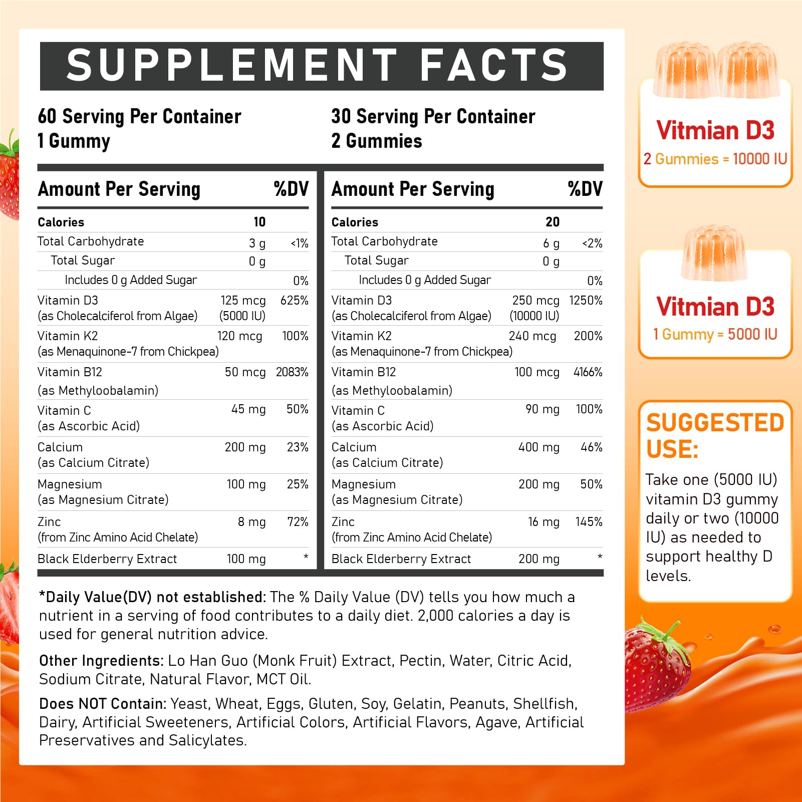 Edmmyliy Vitamin D3 K2 Gummies showing liquid-filled format