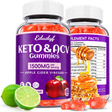 EDUDYF Keto ACV Gummies front view in travel-friendly bottle