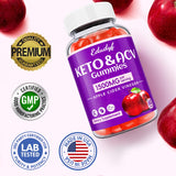 EDUDYF Keto ACV Gummies with fresh apples and vinegar