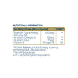 Efamol Epo 1000mg capsules on a table