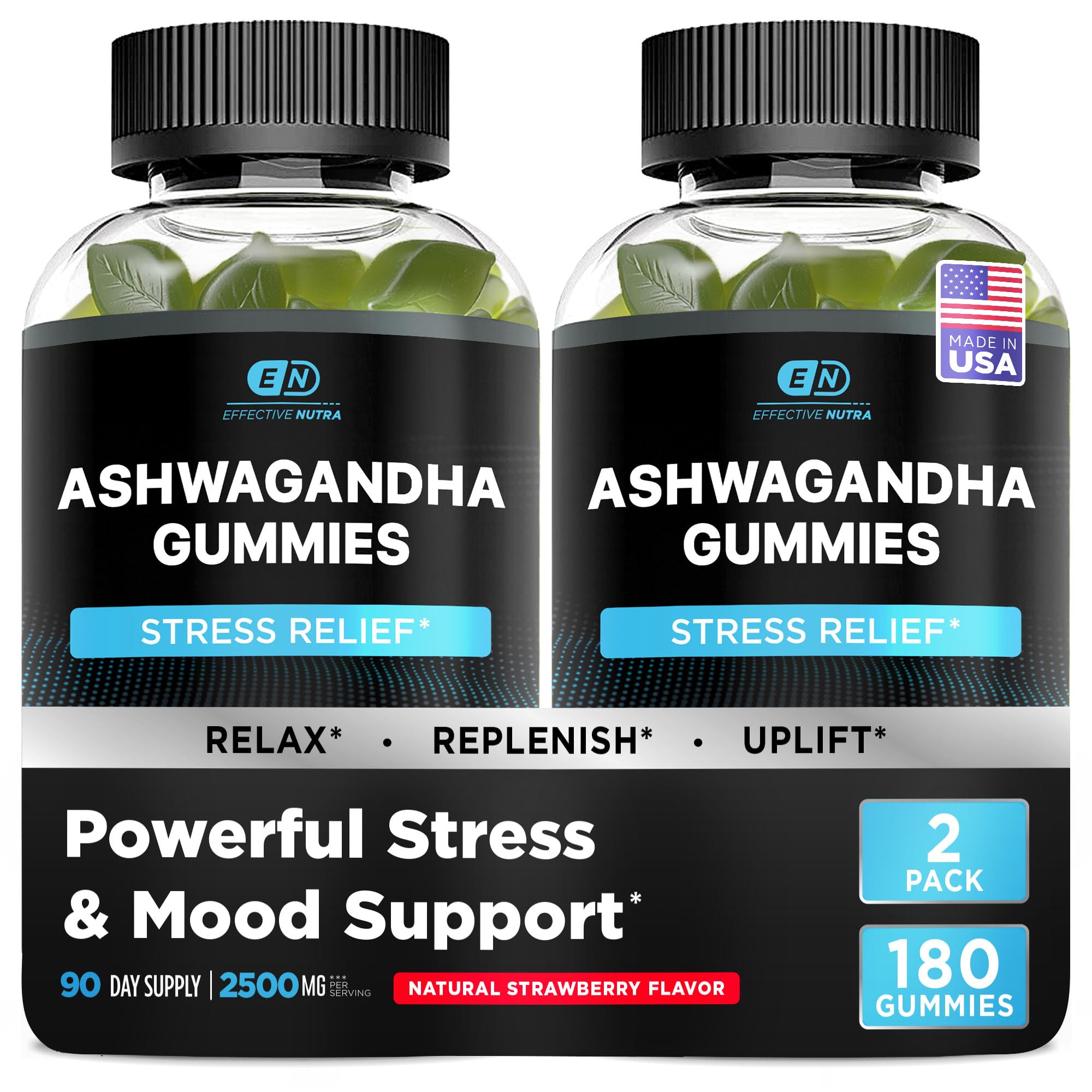 Effective Nutra Ashwagandha Gummies bottle front view