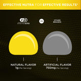 Effective Nutra Creatine Gummies ingredients list on back of packaging