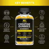 Effective Nutra Creatine Gummies showing gummy texture and colour