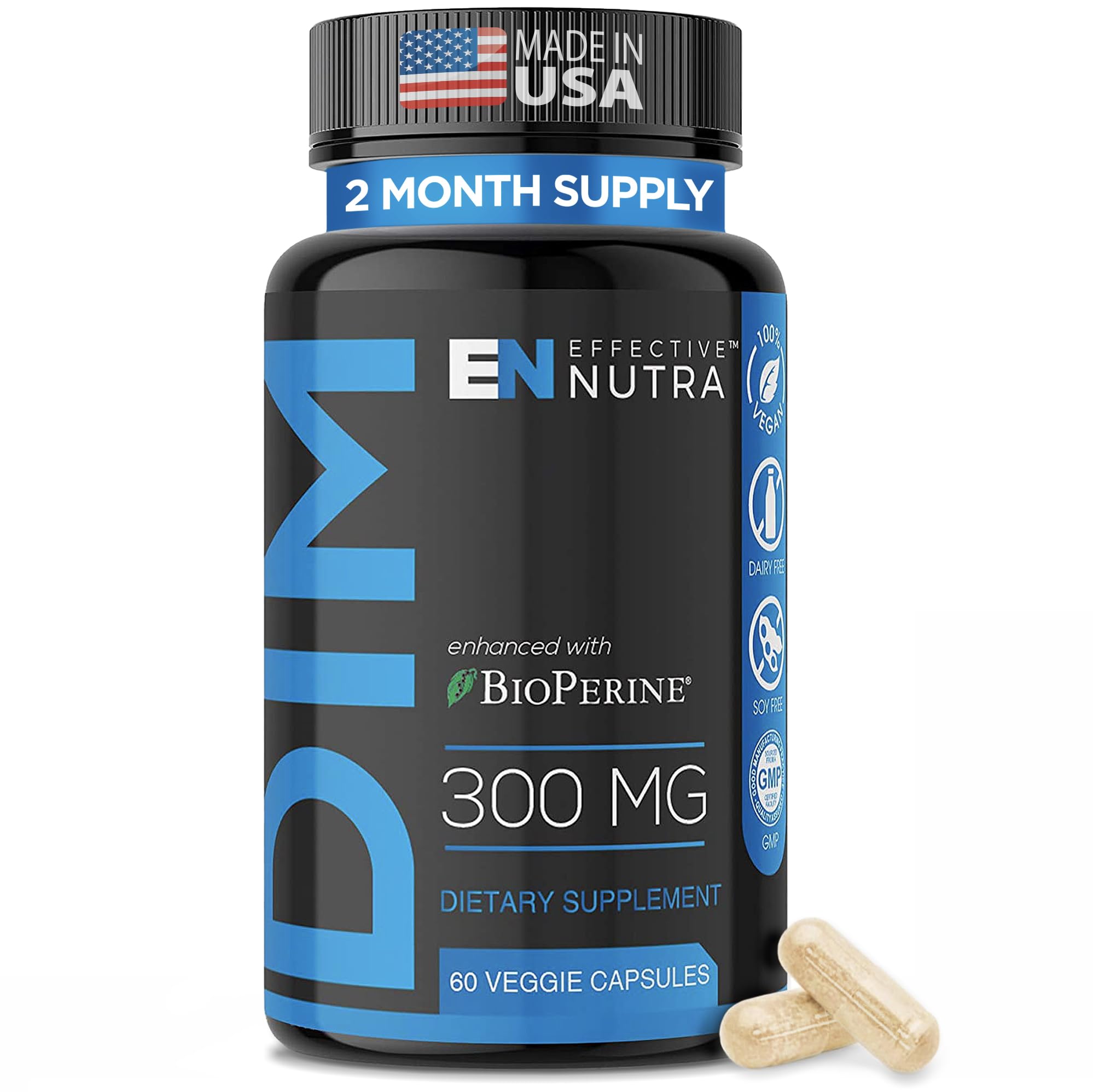 Effective Nutra DIM Supplement 300mg front view