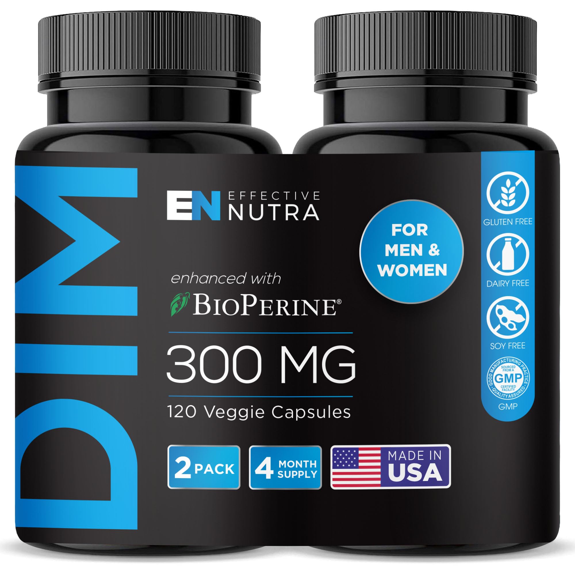 Effective Nutra DIM Supplement 300mg front view with packaging