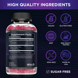 Effective Nutra Resveratrol Gummies with a measuring spoon