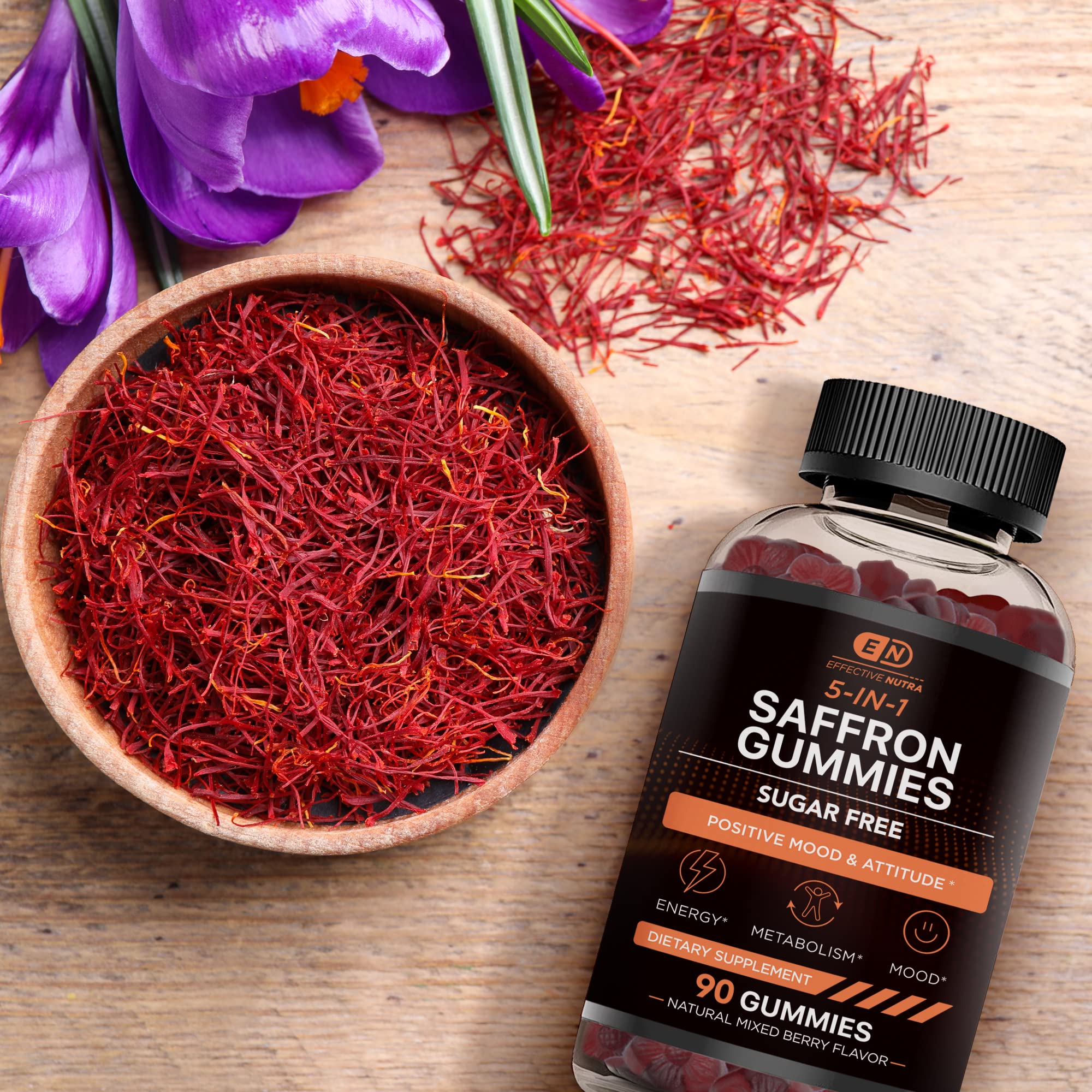 Effective Nutra Saffron Gummies ingredients list